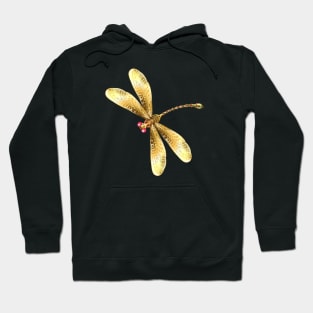 Golden dragonfly Hoodie